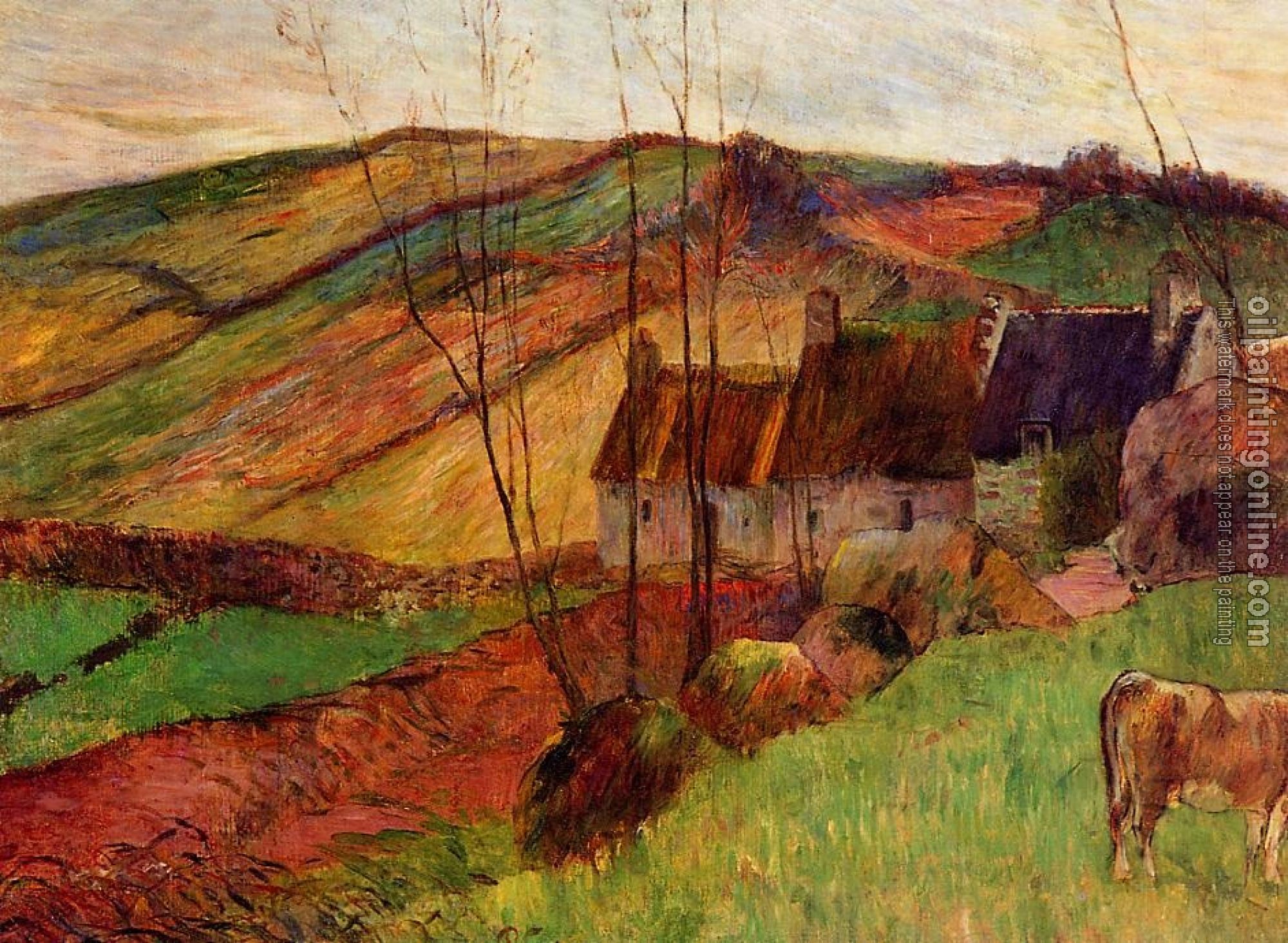 Gauguin, Paul - Cottages on Mount Sainte-Marguerite